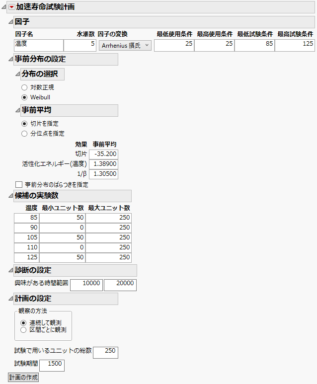 設定後の計画の詳細