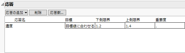 ［目標値に合わせる］を選択