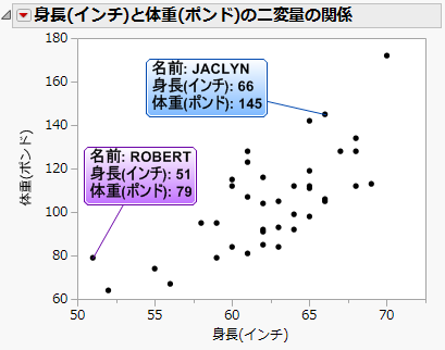 固定したラベル