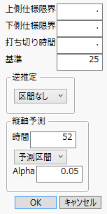 予測の設定