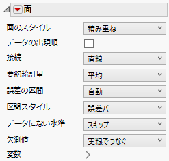 「面」のオプション