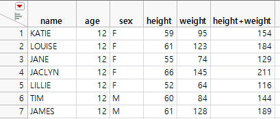 Data Table with Formula Column