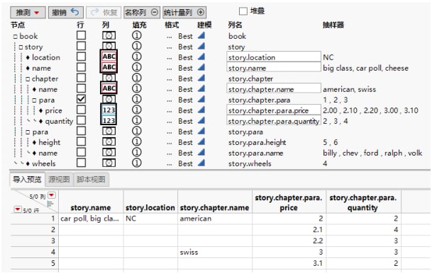 Data Types Assigned in the Col Column