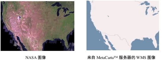 Examples of NASA and WMS Maps