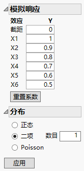 Completed Simulate Responses Window