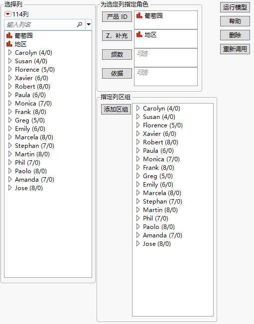 The Multiple Factor Analysis Launch Window