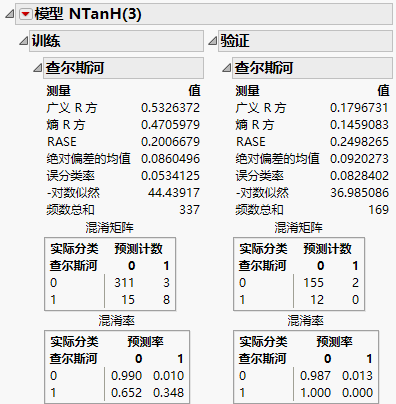 Example of a Neural Model Report