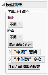 Simple Linear Path Model Specification