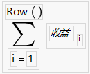 Example of the Summation function