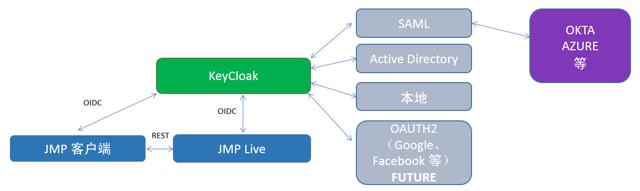 JMP Live Authentication Options and Flow JMP Live Authentication Options and Flow