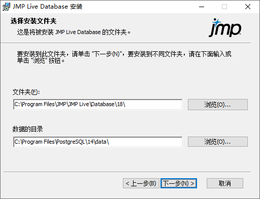 Specify Installation Folders Specify Installation Folders